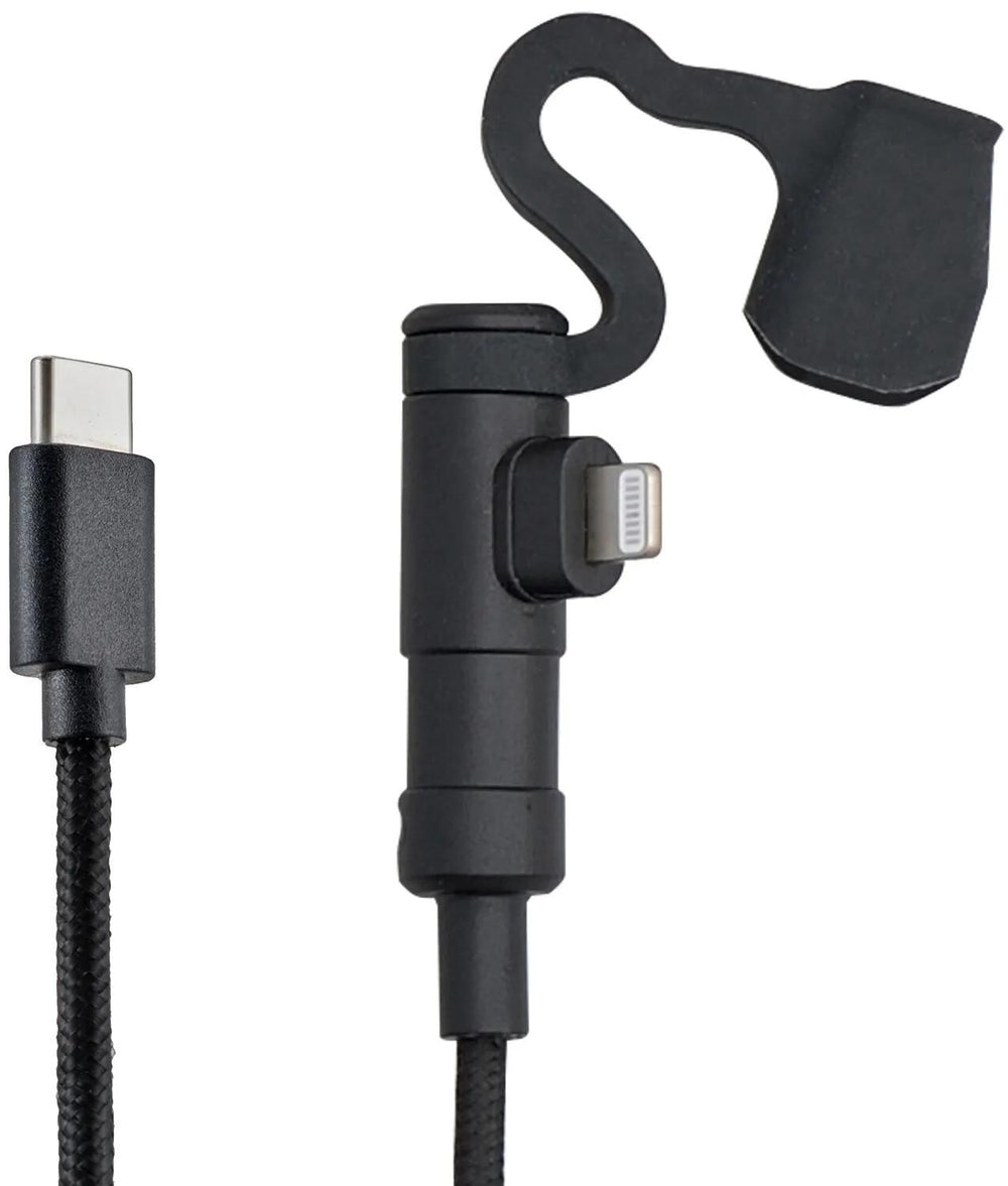 Daytona usb-oplaadkabel motorrad usb-cable type-c to light sw 20cm