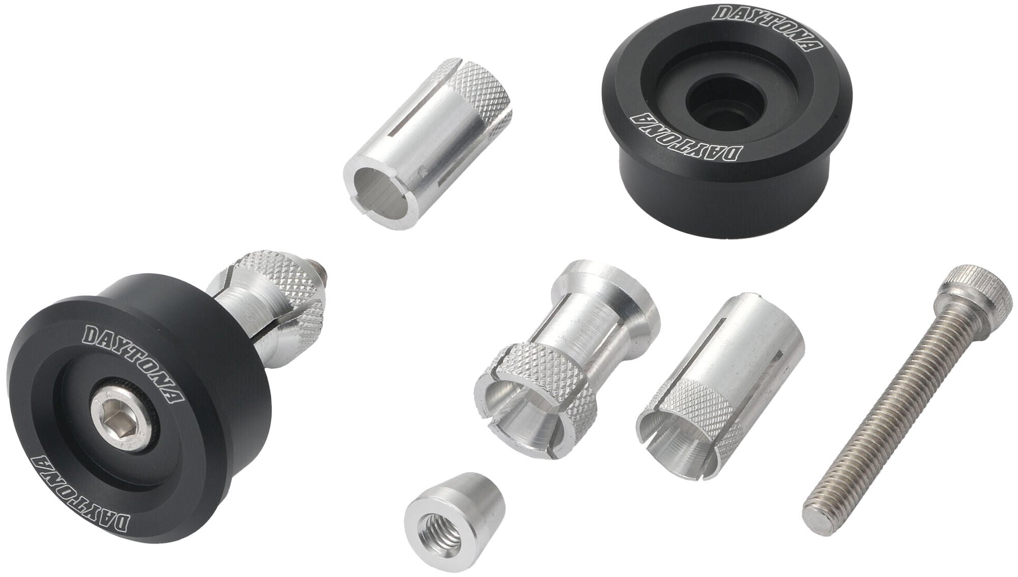 Daytona adapter stuureinde universal voor d-mirror . handlebar adapter uni day bw d 13.5-16-19mm