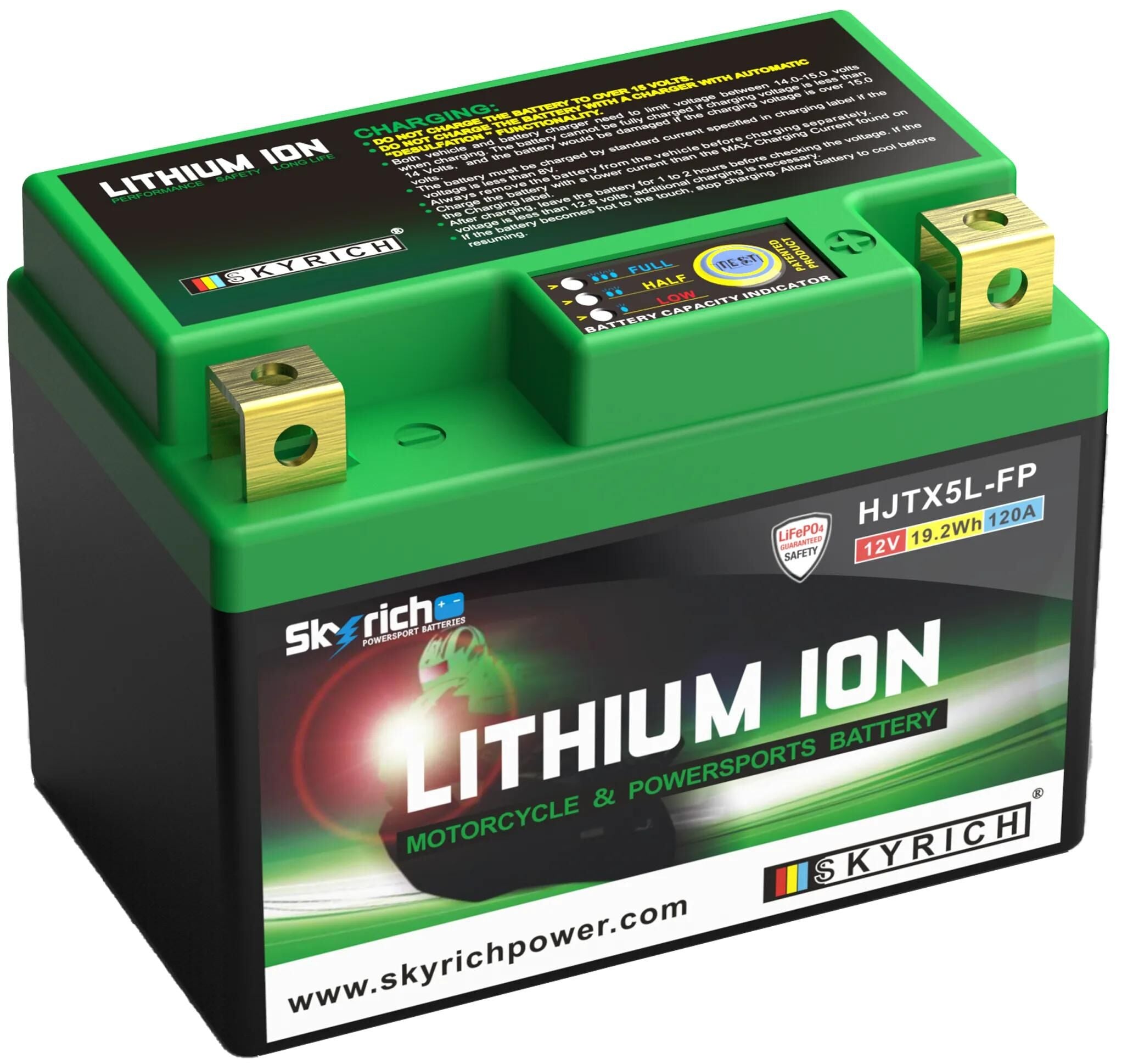 Skyrich lifepo4 batterie hjtx5l-fp battery hjtx5l-fp-si lithium