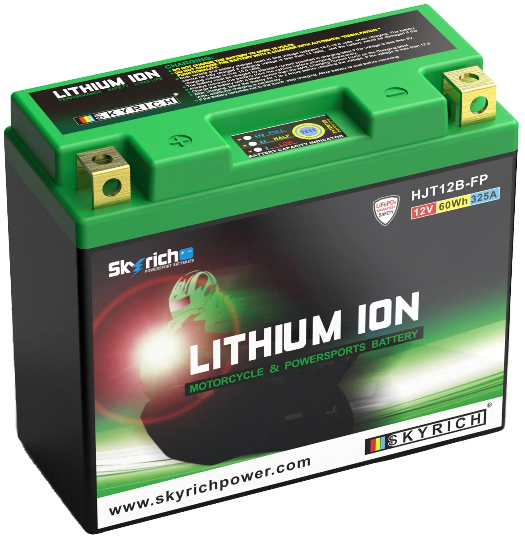 Skyrich lifepo4 batterie hjt12b-fp battery hjt12b-fp-si lithium