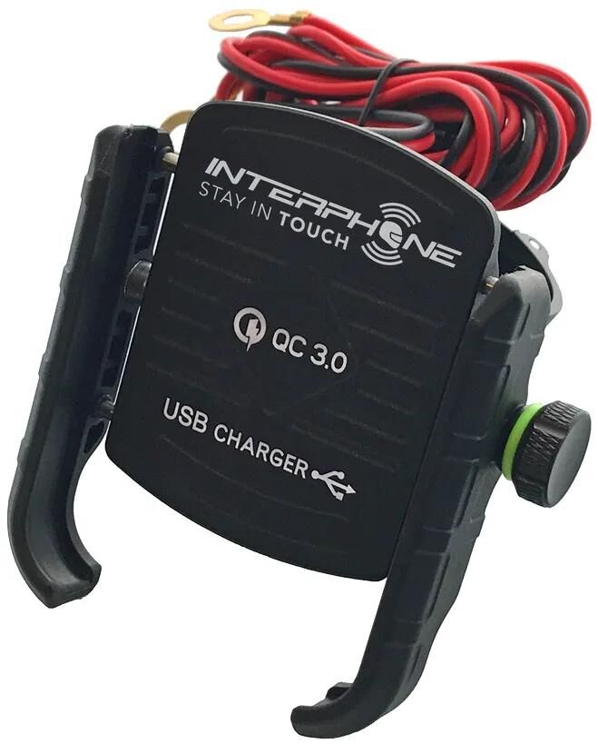 Interphone handyhalter cell phone holder interph usb bracket sw up to 6.2