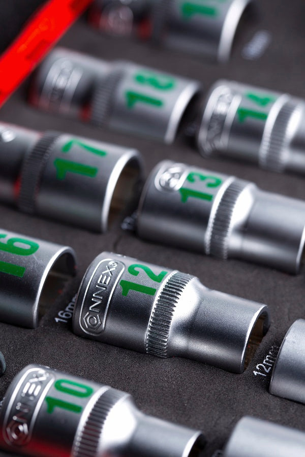 Connex producten dopsleutelset profi 12 24 delig