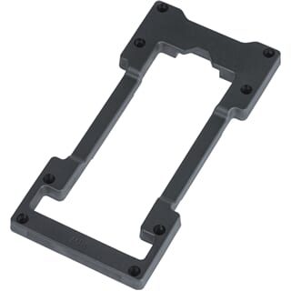 MIK Double decker - voor MIK adapterplaat - zwart
