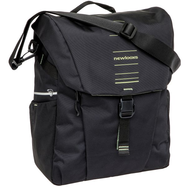 Newlooxs tas new looxs vigo enkel | zwart groen | 20l