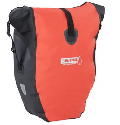 Buchel Tas enkel rood zwart met bevestig
