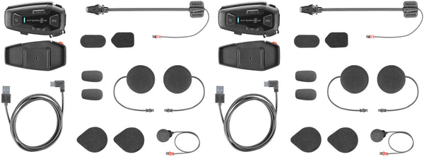 Interphone helm communicatie systeem u-com 8 r com. system helmet u-com8r doublekit