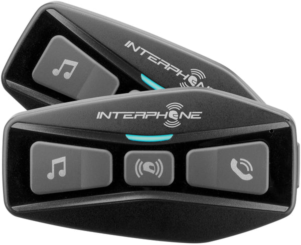 Interphone helm communicatie systeem u-com 2 helmet com.system interp. u-com 2 double kit