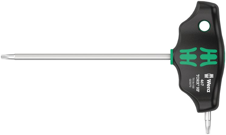 Wera schroevendraaier t-greep - torx tx 9