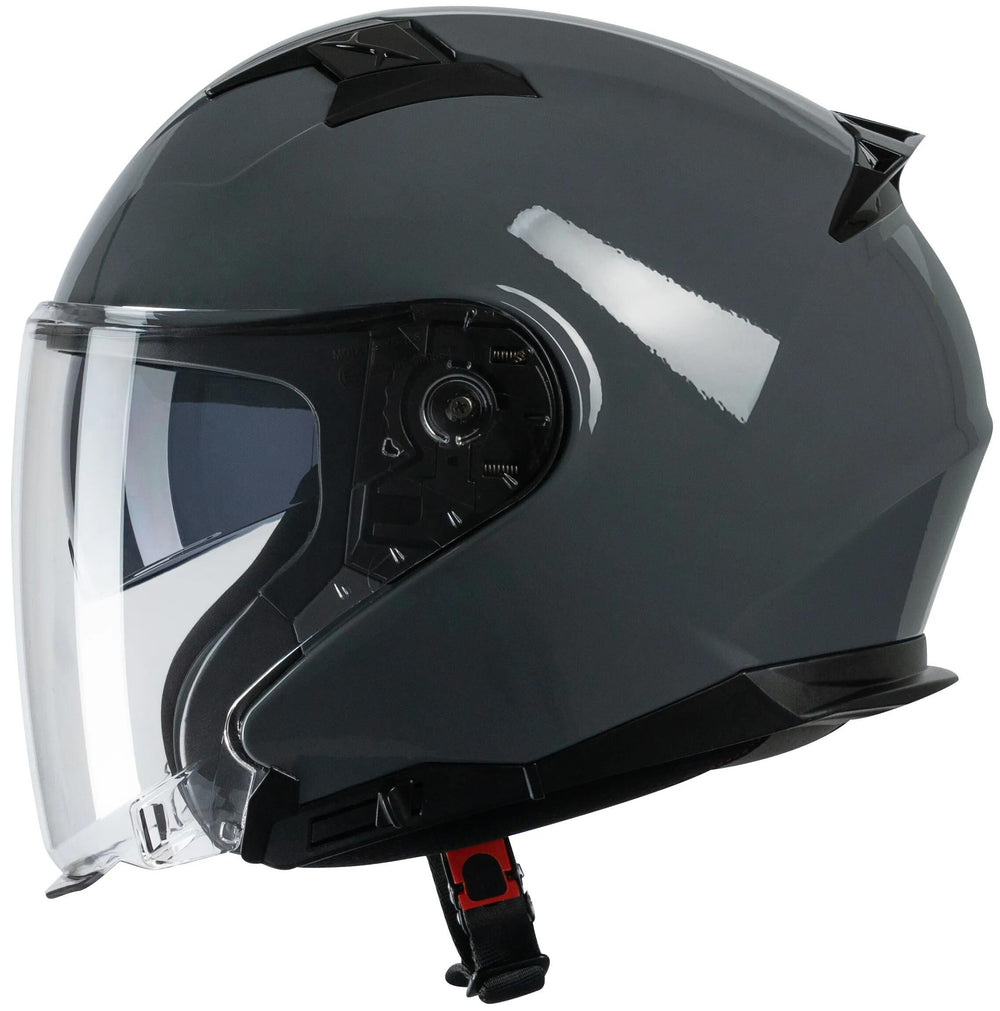 Spec-x jethelm sx-22.03 stinger jet helmet sx-22.03 stinger jet xxl grey
