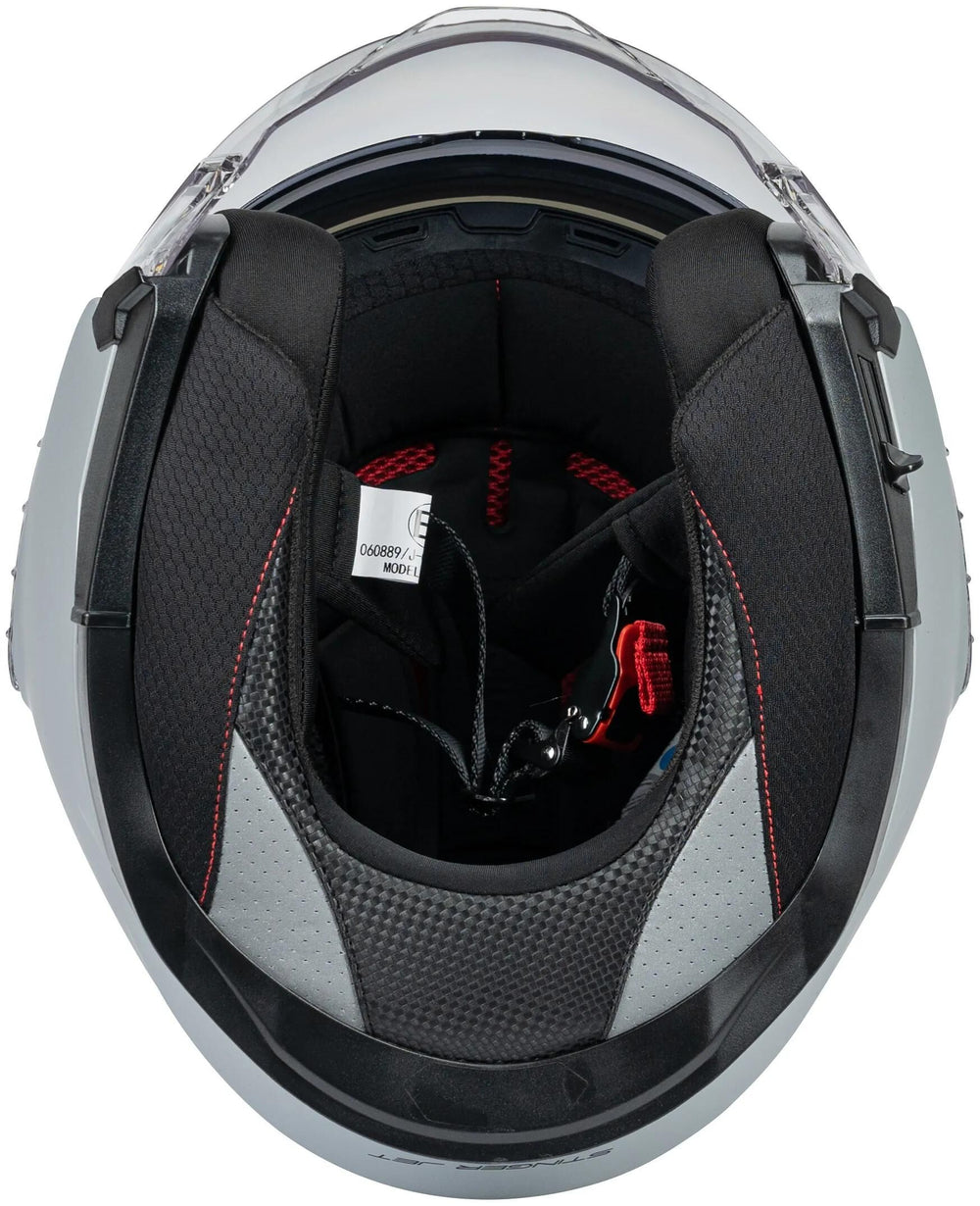 Spec-x jethelm sx-22.03 stinger jet helmet sx-22.03 stinger jet xl sil. matt