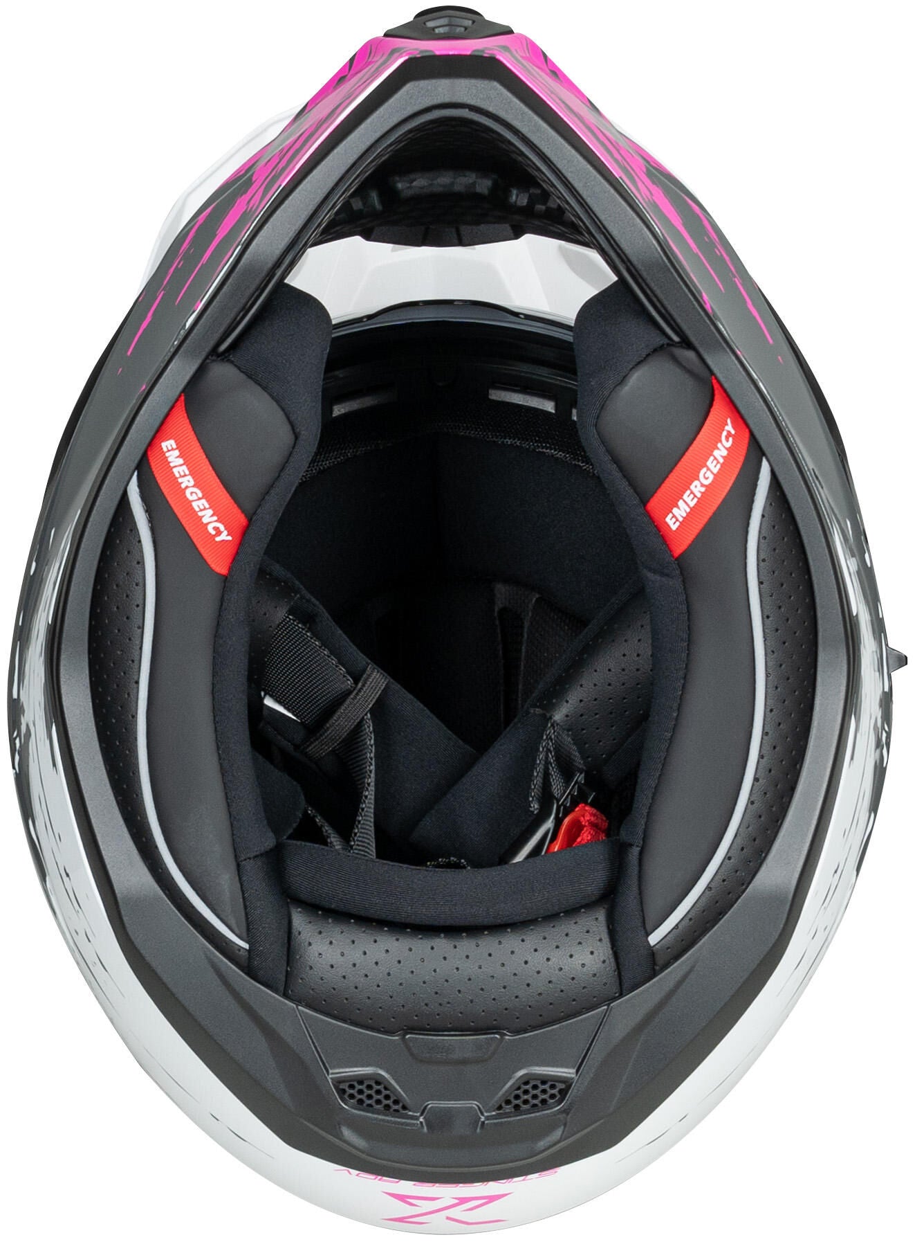 Spec-x endurohelm sx-62.01 r1 stinger adv helmet spac-x sx-62.01 r1 stinger adv m white pink