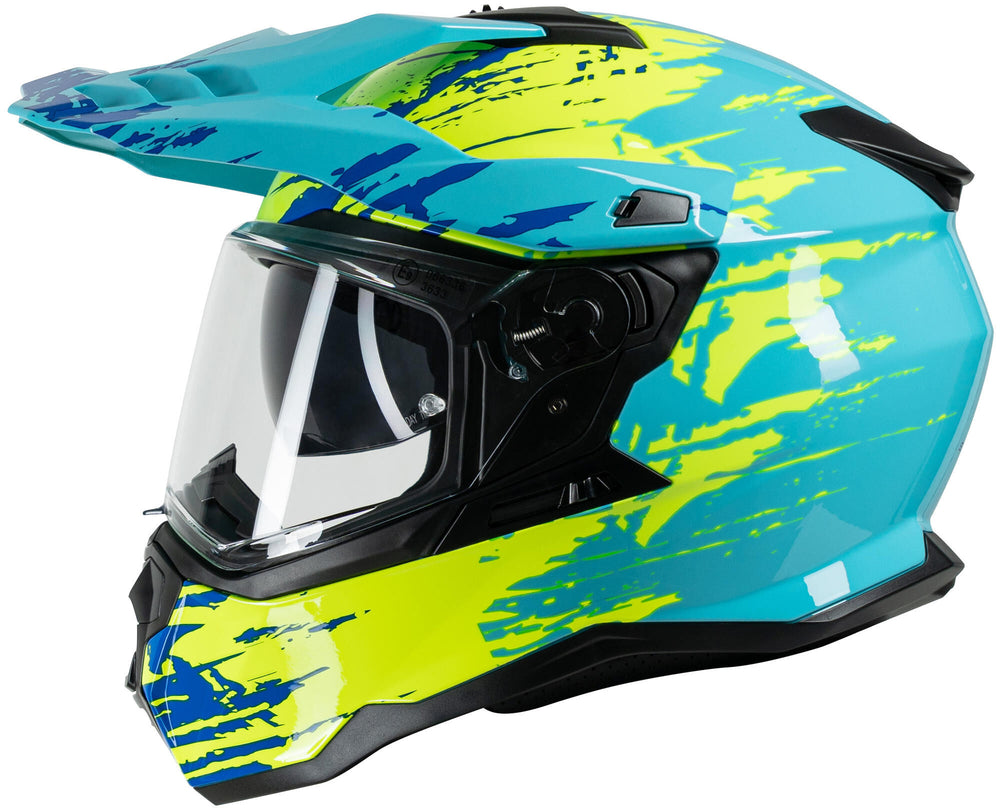 Spec-x endurohelm sx-62.01 r1 stinger adv helmet spac-x sx-62.01 r1 stinger adv m white yel.