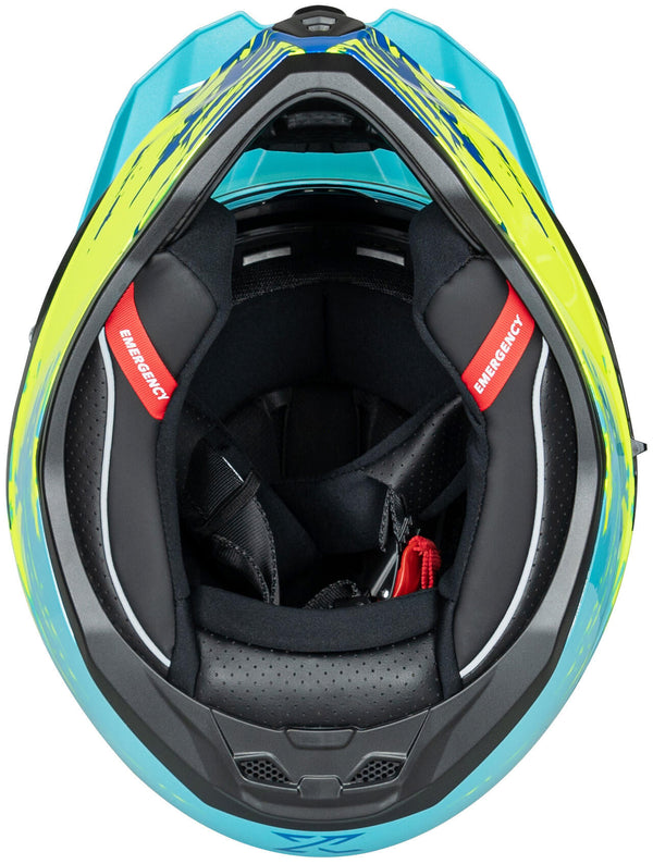 Spec-x endurohelm sx-62.01 r1 stinger adv helmet spac-x sx-62.01 r1 stinger adv s white yel.