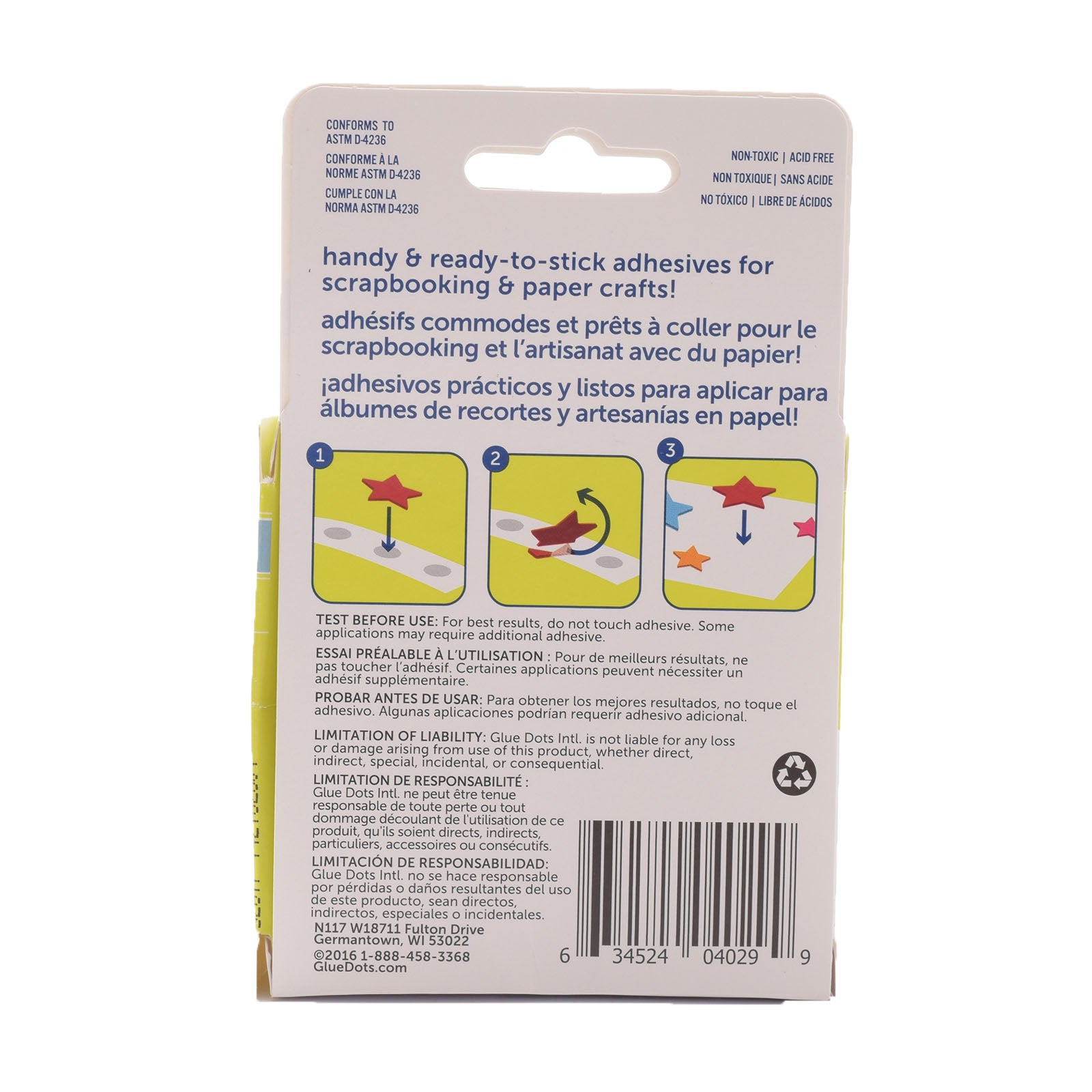 Glue dots • ultra-thin dots roll 10mm