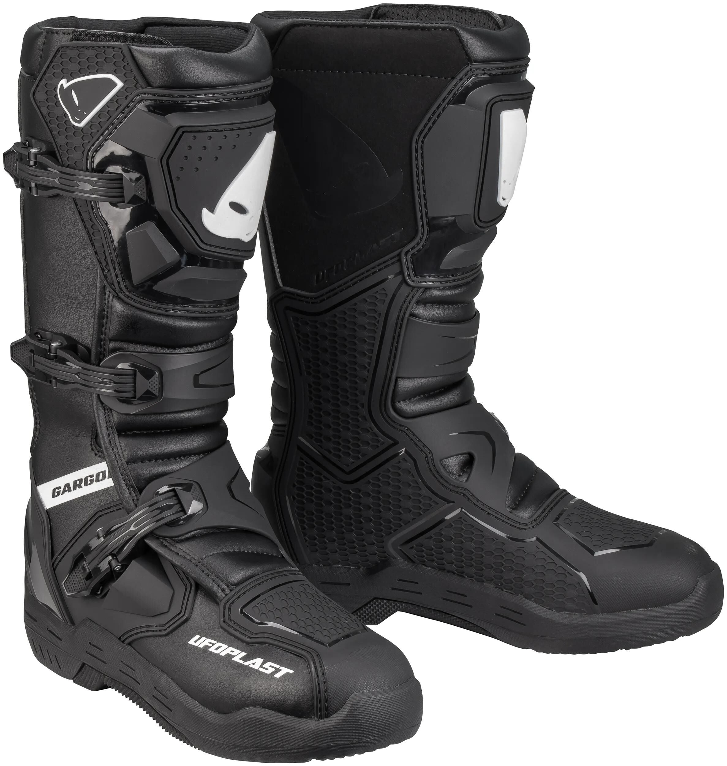 Ufo plast laarzen gargor boots ufo gargor black white gr. 45