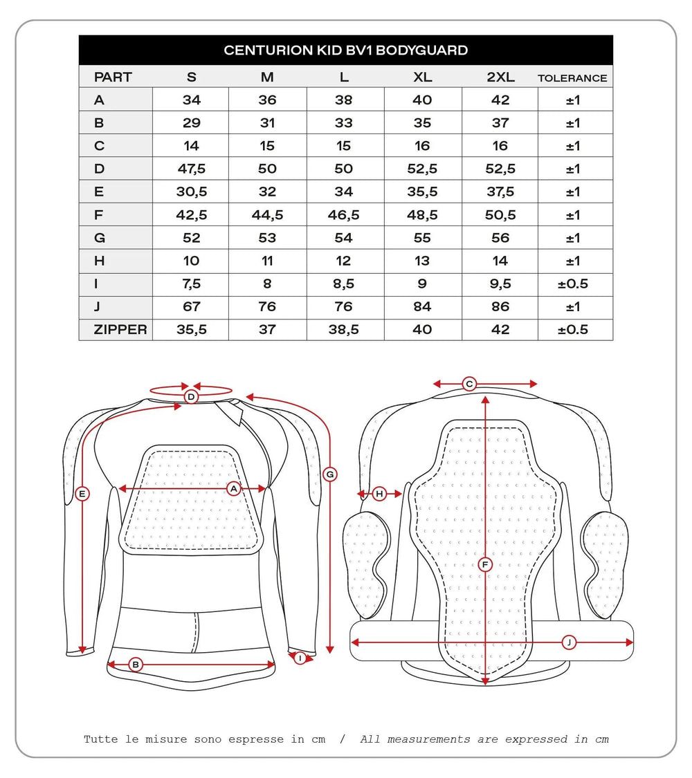 Ufo plast protektorenhemd centurion bv1 children's protec. shirt centurion bv1 black m