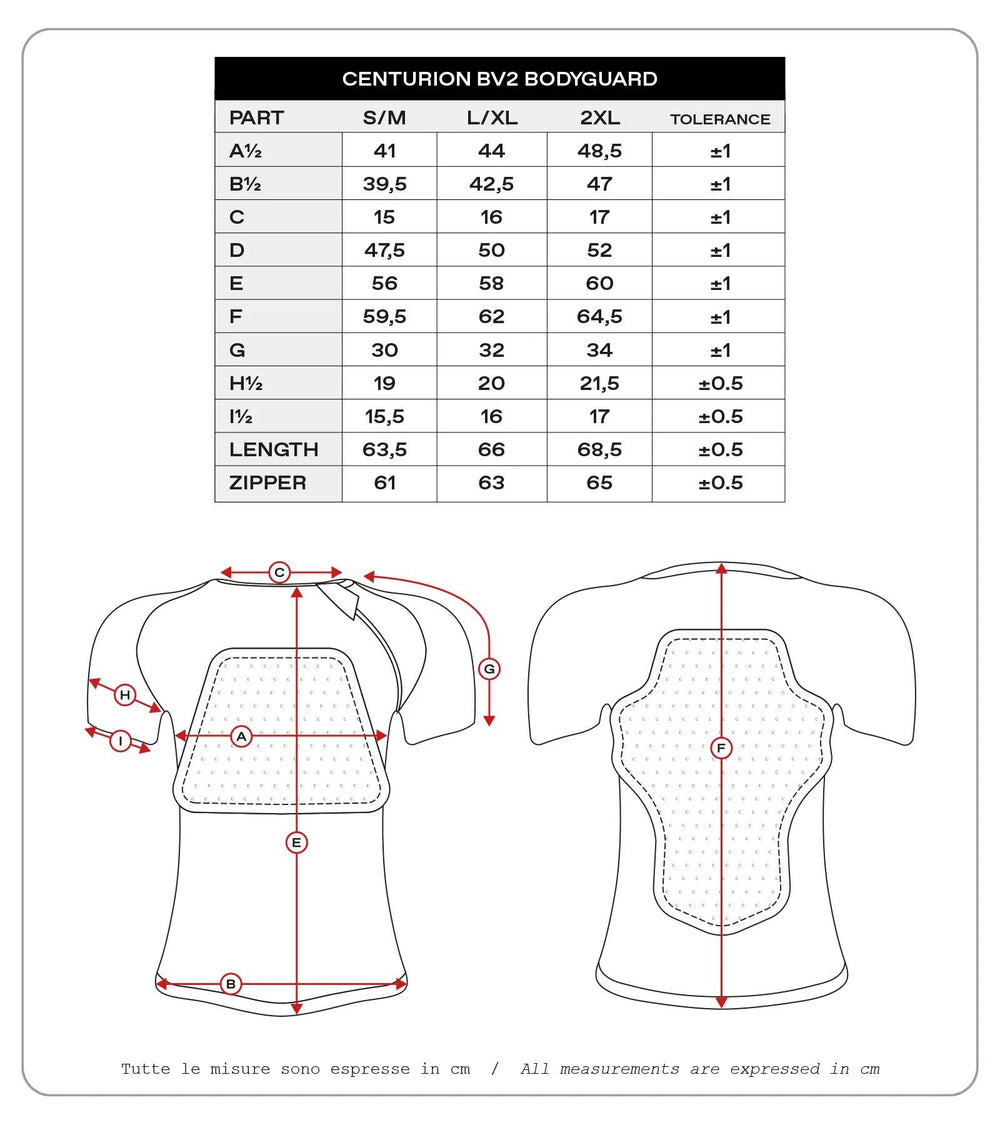 Ufo plast protektorenhemd centurion bv2 protector shirt ufo bv2 centurion black l xl