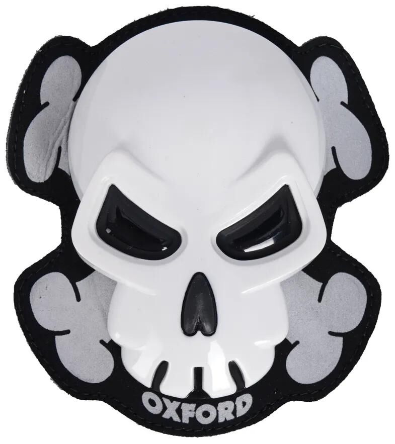 Oxford knieschleifer knee slider skull white