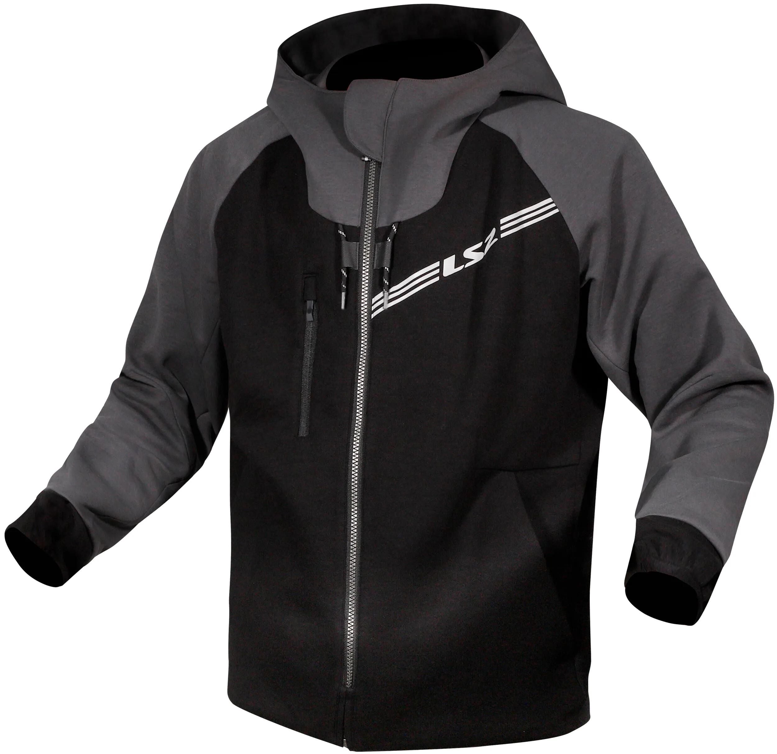 Ls2 jacke throttle jacket throttle man black dark gray xxl