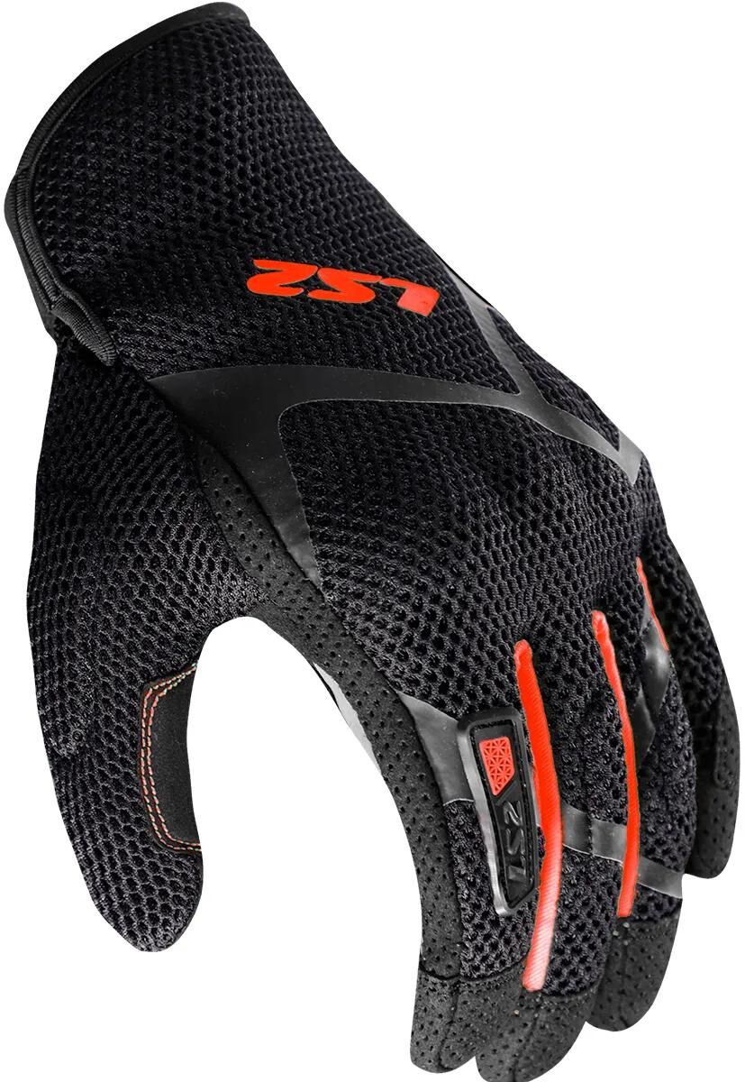 Ls2 handschuh ray ii man glove ray ii mens black red gr. xl