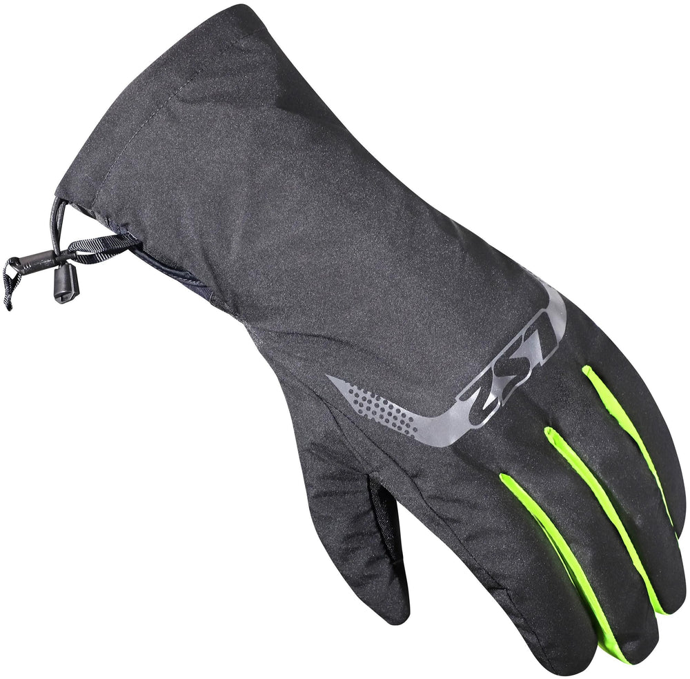 Ls2 überziehhandschuh thermorain glove thermorain black h-v yellow xs-s