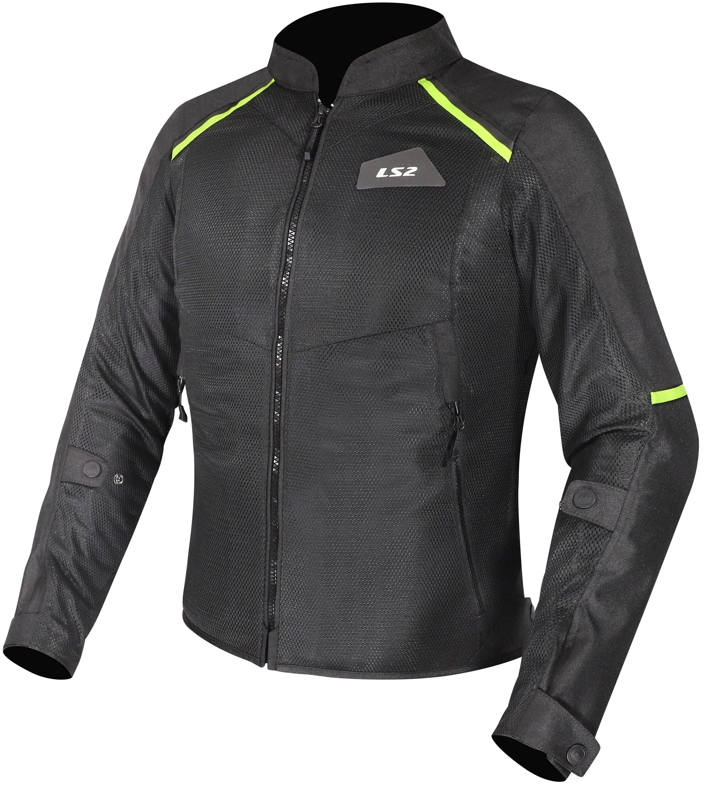 Ls2 jas breeze lady jacket breeze ladies black yellow gr. xl