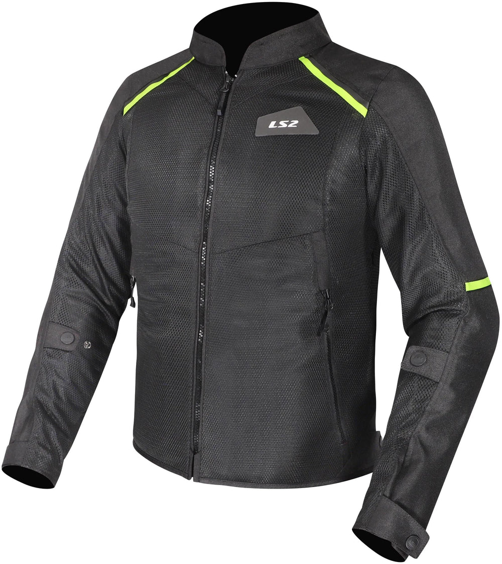 Ls2 jacke breeze man jacket breeze men black yellow gr. m