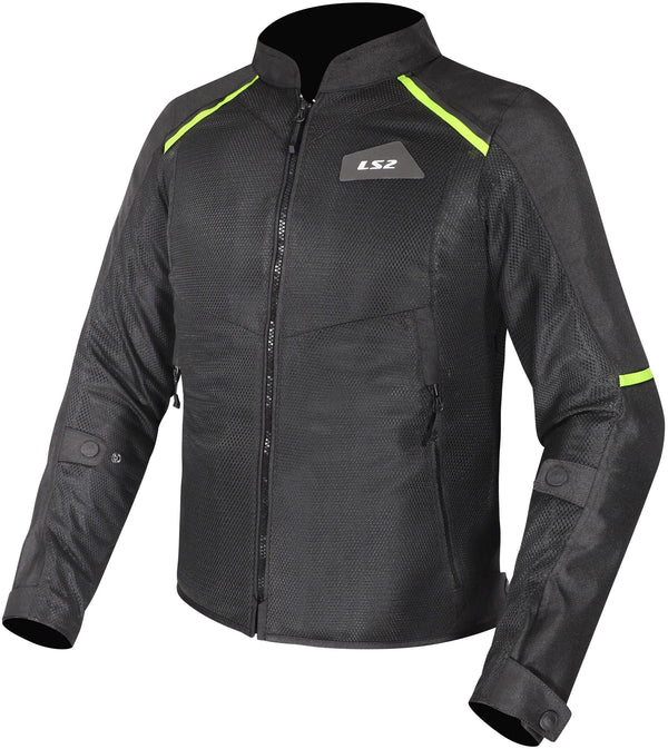 Ls2 jacke breeze man jacket breeze men black yellow gr. 3xl