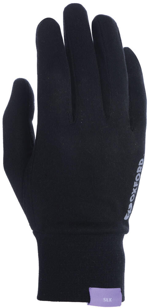 Oxford binnenhandschoen deluxe glove silk black gr.s m