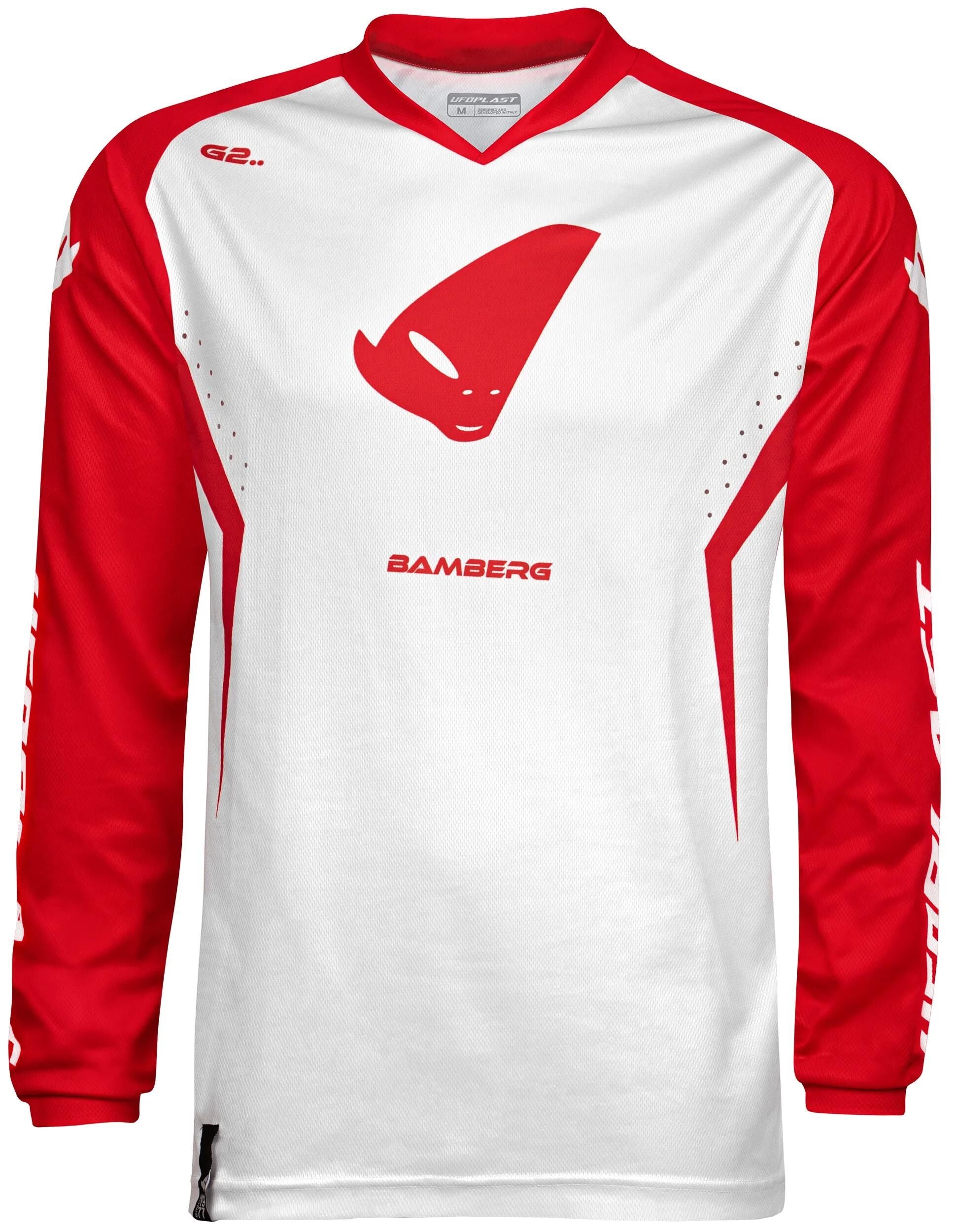 Ufo plast jersey mx bamberg mx jersey ufo bamberg red white gr. l