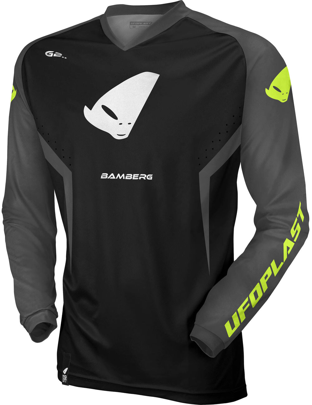 Ufo plast jersey mx bamberg , heren mx jersey ufo bamberg gray gr. xxl