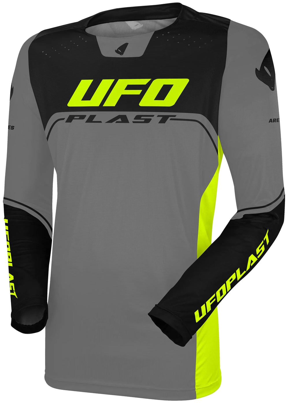 Ufo plast jersey mx ares mx jersey ufo ares gray black size xl