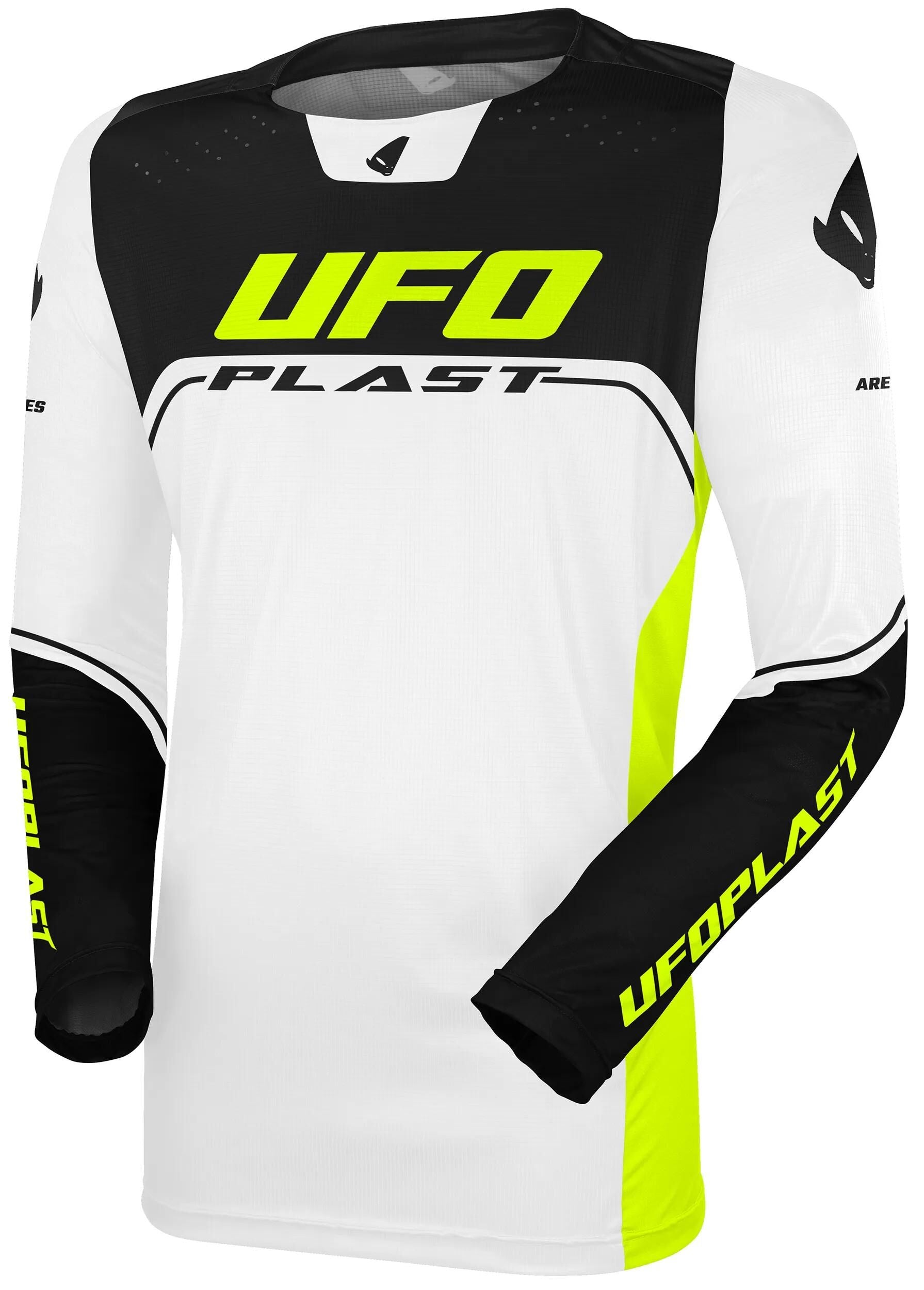 Ufo plast jersey mx ares mx jersey ufo ares white black size xl