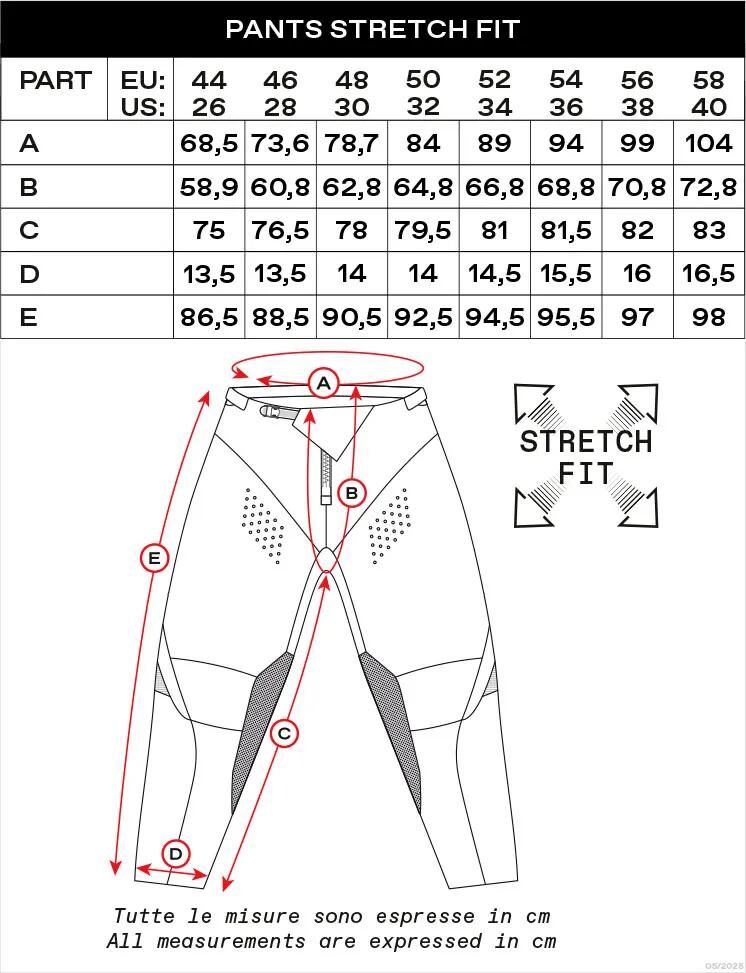 Ufo plast hose mx ares mx trousers ufo ares red blue size 54