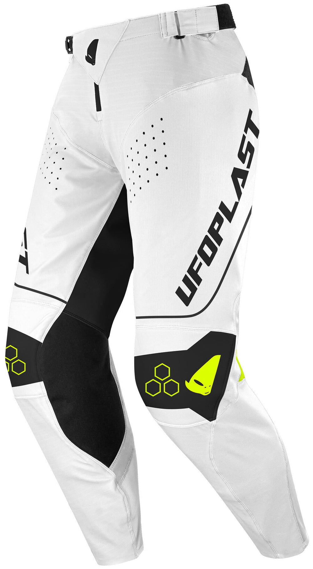 Ufo plast broek mx ares mx trousers ufo ares white black gr. 48