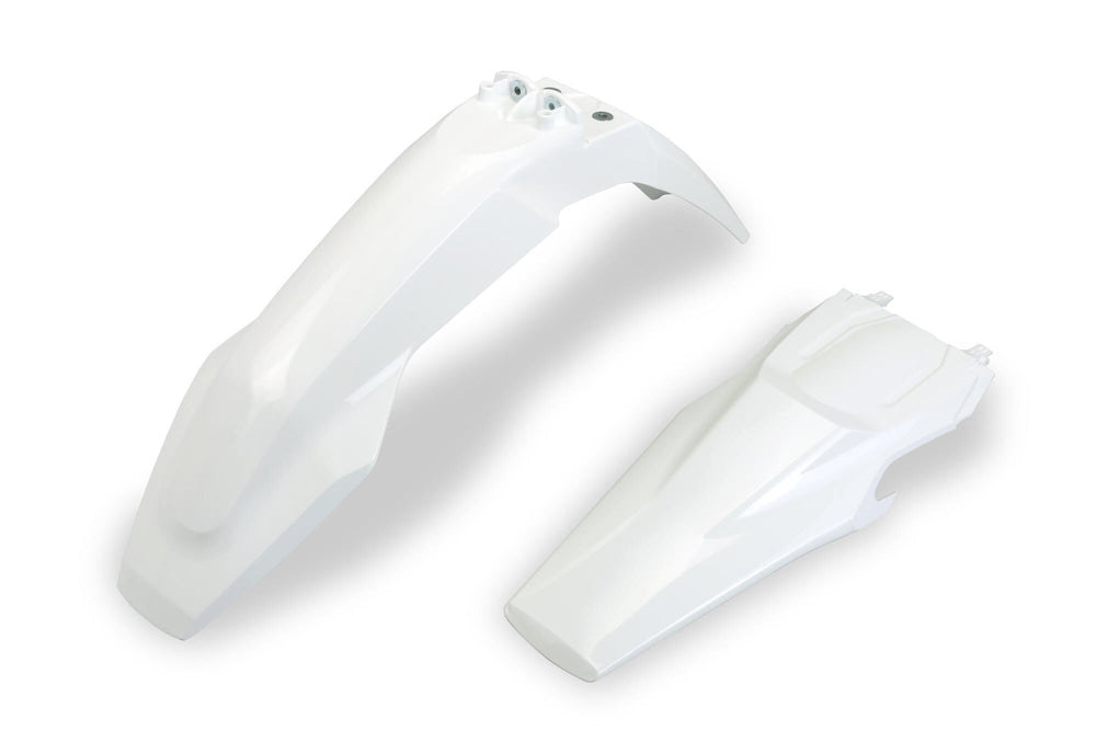Ufo plast kotflügelsatz mudguard set ufo husqvarna oem white