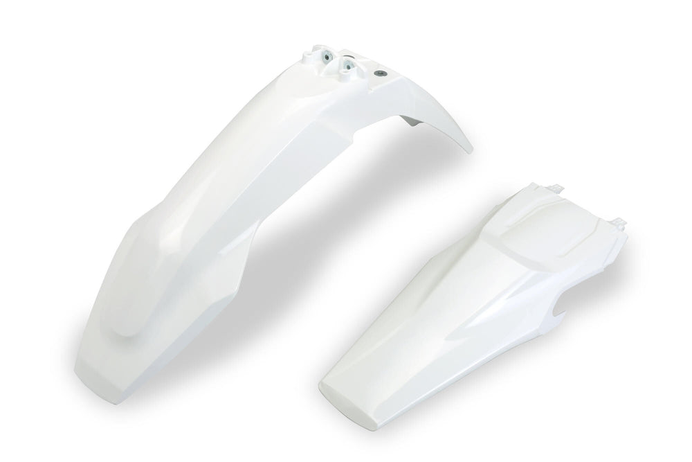 Ufo plast kotflügelsatz mudguard set ufo husqvarna white