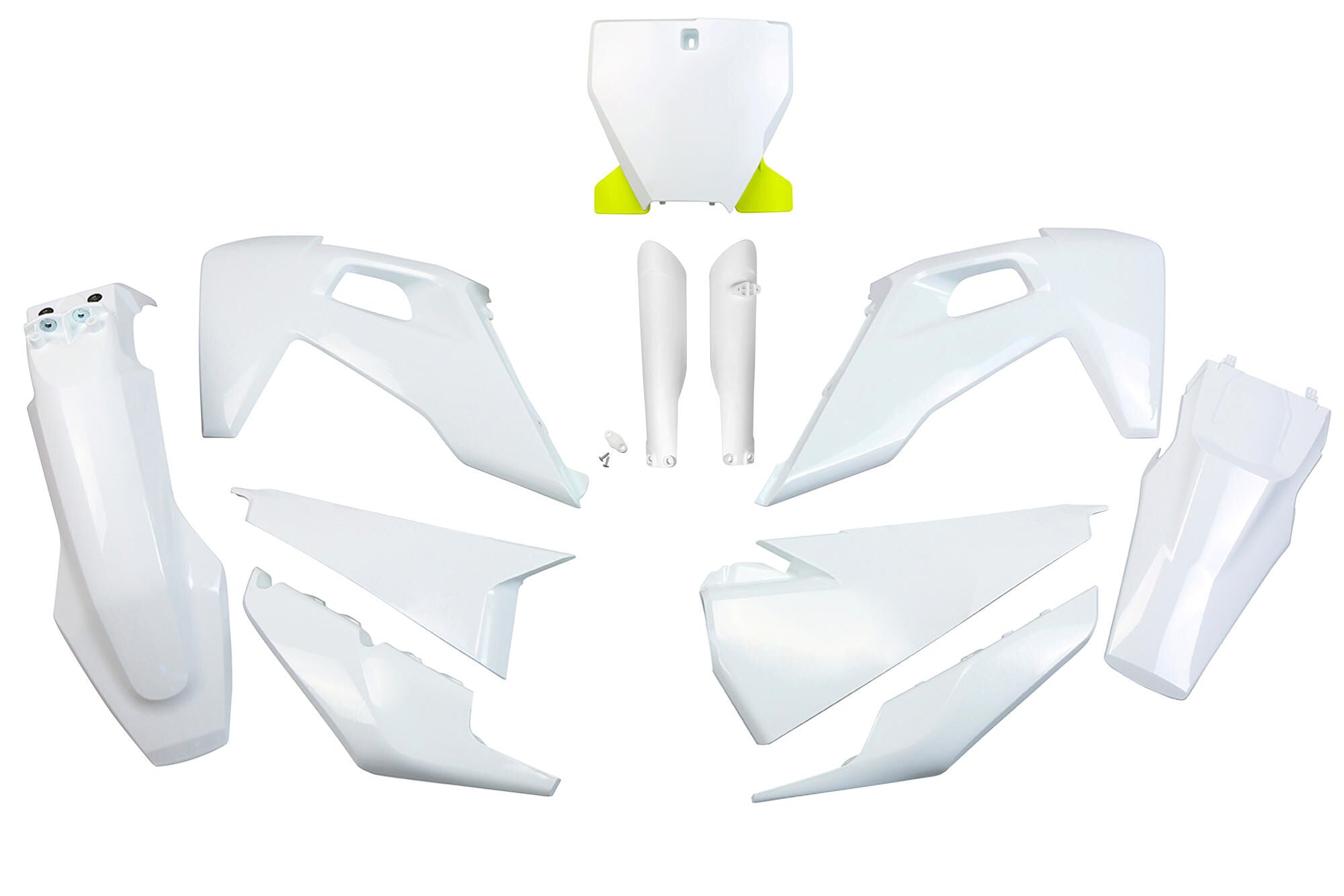 Ufo plast verkleidungssatz trim kit ufo husqvarna white