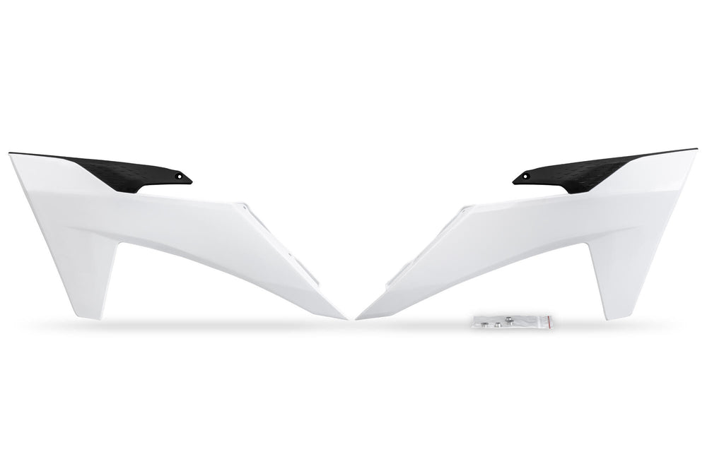 Ufo plast kühlerabdeckung radiator covers ufo ktm white