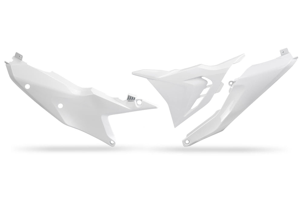 Ufo plast seitenverkleidung side covers ufo ktm white