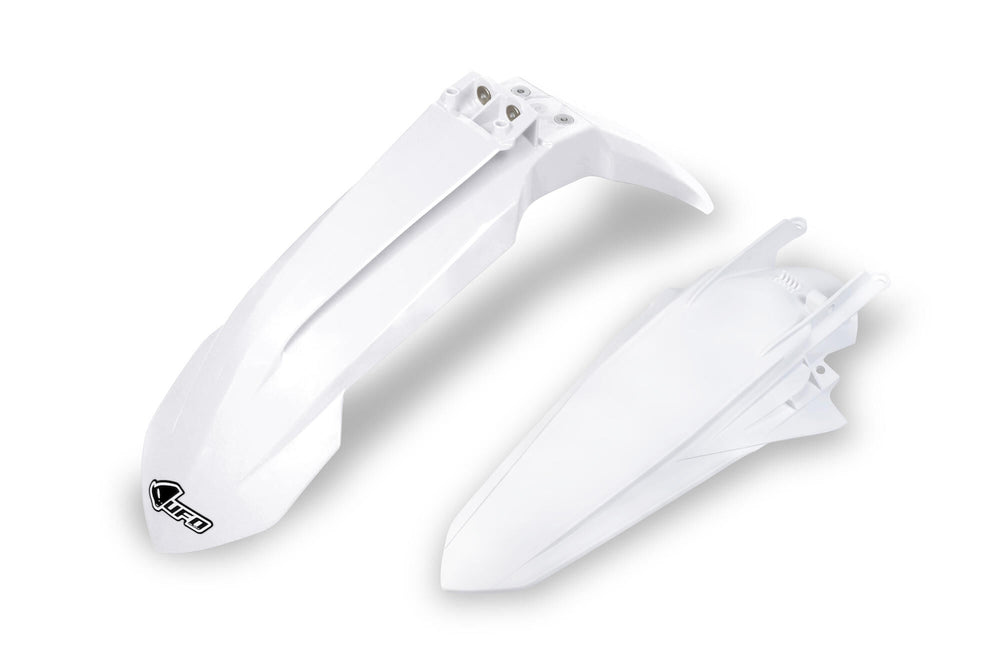 Ufo plast kotflügelsatz mudguard set ufo ktm white