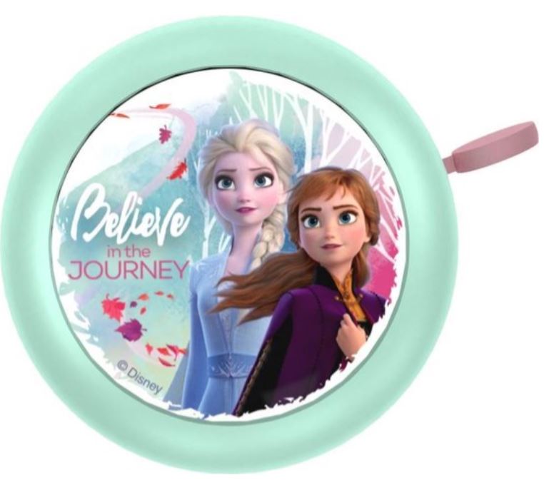 Zeven polska fietsbel bevroren turquoise 55 mm