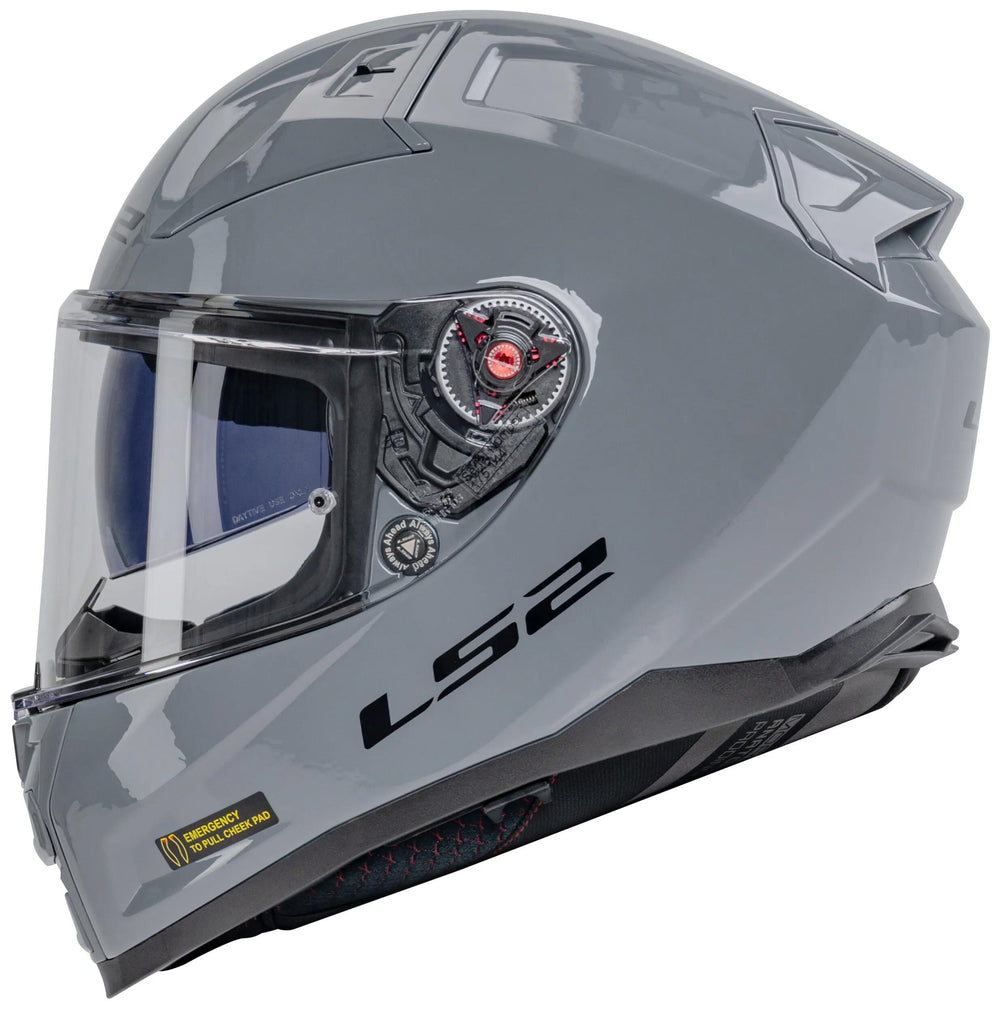 Ls2 integraalhelm ff811 vector ii solid helmet vector ii gray gr. s