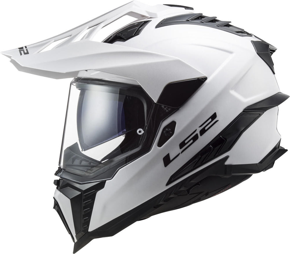 Ls2 endurohelm mx701 explorer solid helmet explorer white gr. l