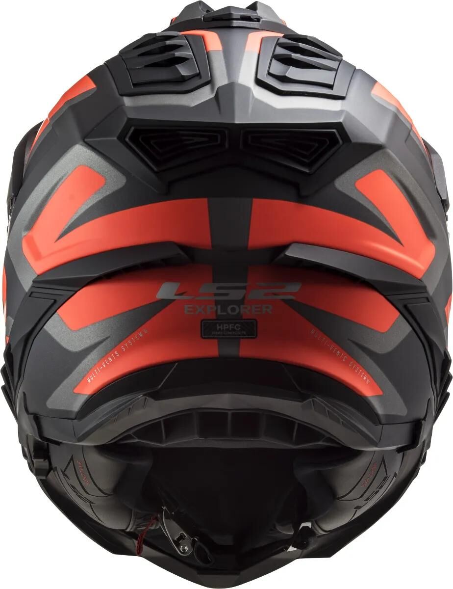 Ls2 endurohelm mx701 explorer alter helmet explorer bw neonorange matt size 3
