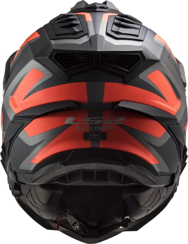 Ls2 endurohelm mx701 explorer alter helmet explorer age bw neonorange matt size x