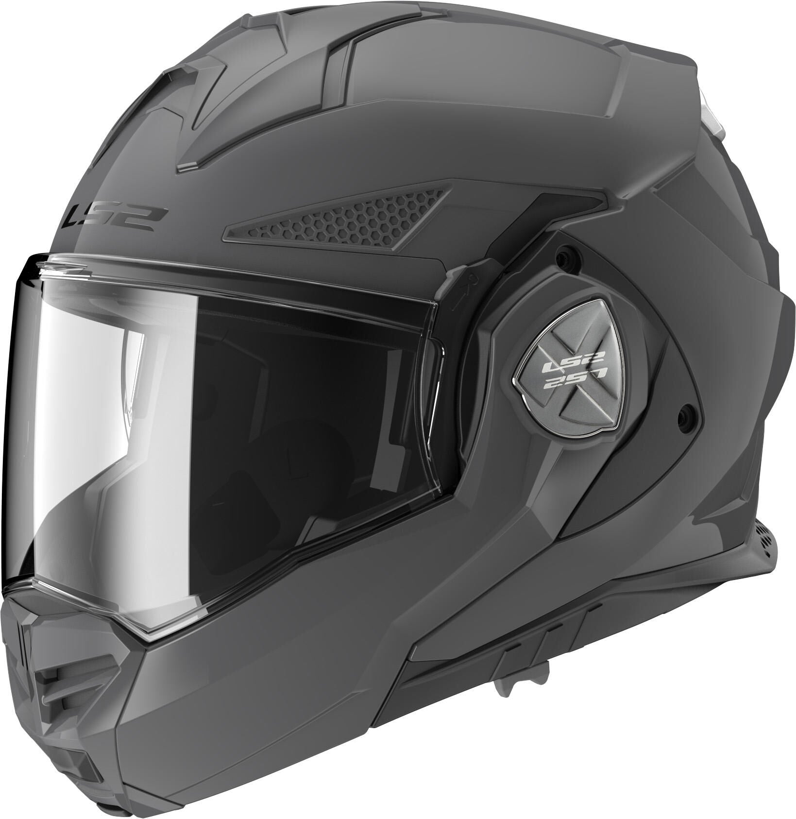 Ls2 opklaphelm ff901 advant x solid helmet advant x gray gr. m
