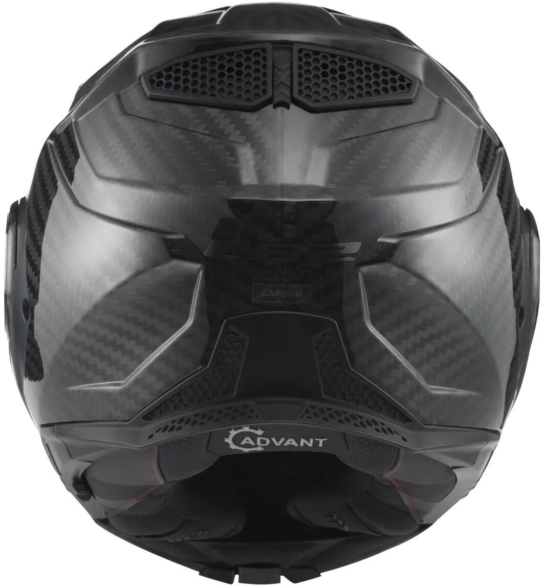 Ls2 opklaphelm ff901 advant x carbon solid helmet advant x carbo black gr. xs