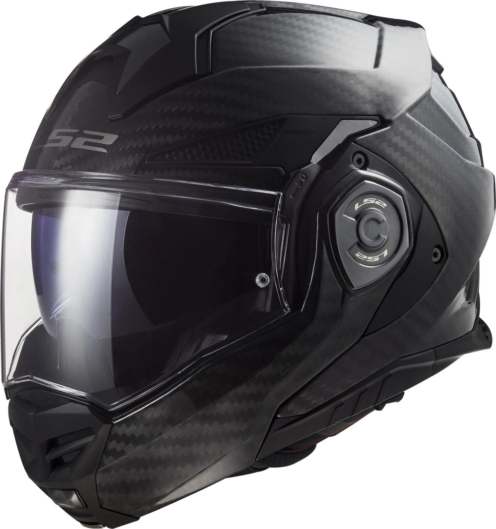 Ls2 opklaphelm ff901 advant x carbon solid ff901 advant x helmet carbon black size xxl