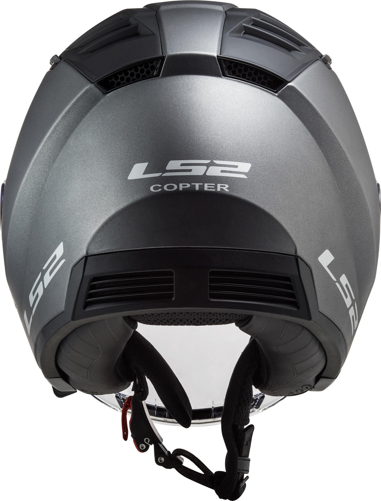 Ls2 jethelm of600 copter ii solid helmet copter ii soli titanium matt gr. xl